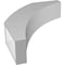 Ekena Millwork 5 1/2-in. W x 22-in. D x 28-in. H Thorton Architectural Grade PVC Knee Brace BRCP055X22X28THR - alternate 2